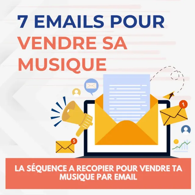 Visuel de la formation 7 emails pour vendre sa musique