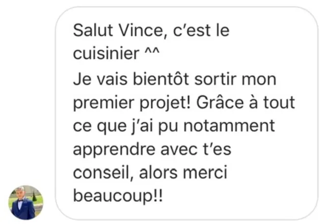Capture d’écran d’un témoignage reçu au sujet du Pass MAO